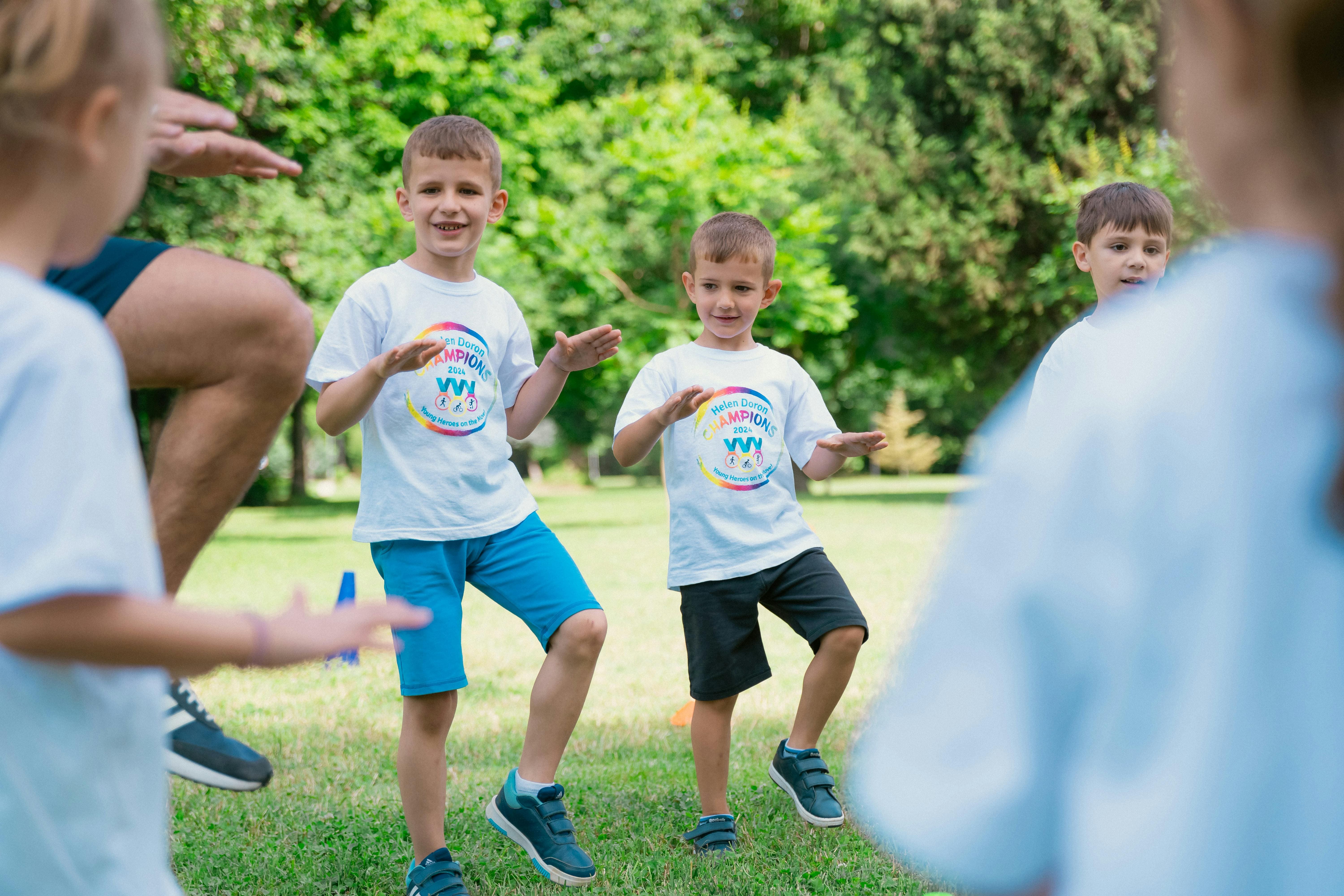 Kids enjoying activities
